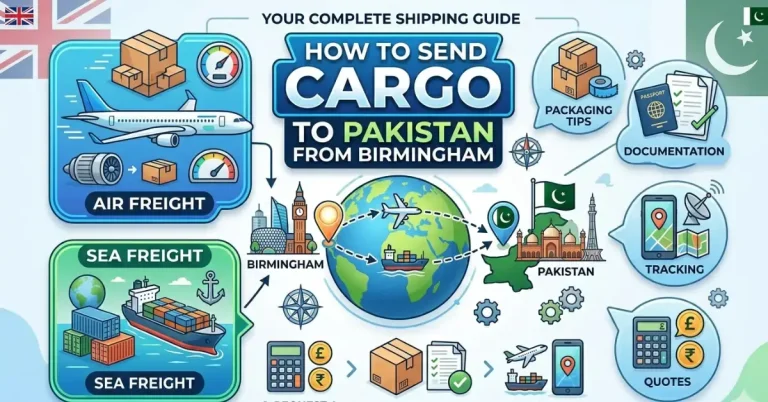 Send Cargo to Pakistan from Birmingham
