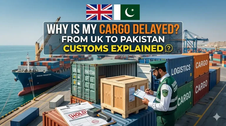 Cargo delayed from UK to Pakistan